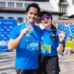 Febby Rastanty Instagram - #betterlatethannever right? 🤪 throwback to my very first Pocari Sweat Run Indonesia in Bandung 💙 rasanya HAPPPYYY BANGET. Bisa lari bareng 27 ribu teman-teman seindonesia di bandung, suasananya enak, cuacanya dingin, semua jalan dan area nya bersih dan clear. Walaupun rutenya naik turun, apalagi yang 10k, baru berapa ratus meter sudah disambut fly over ceunah hahaha 💪🏻🥲 tapi seneng katanya temen-temen justru banyak yang PB disinii, apalagi banyak yg pertama kali juga! 🥰 kereeen! Kalau aku sih PB juga alias Photo Banyak hahaha (thank you mas photographer 😋🙏🏻) dalam keadaan apapun yang penting bibir jangan sampe pucet alias liptint always on 🤪 congratulations to @pocariid @pocarisportid famz on your successful amazing event! WOHOO 👏🏻👏🏻 See you guys next year! 💙💙