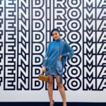 Febby Rastanty Instagram - At #MarcJacobsxFendi launching event last tuesday. Wearing @fendi from head to toe. So in love with my outfit 💙