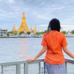 Febby Rastanty Instagram - Wat arun, Bangkok. 2023. // Pake kebaya dari ibukuu @maudykoesnaedi & kain dari mbak @santizaidan ❤️ luv banget!
