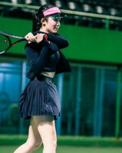 Febby Rastanty Instagram - Tennis tapi bukan tiba tiba 😌