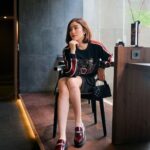 Febby Rastanty Instagram - All dressed up and ready to step out for the day with @stuartweitzman 👞✨