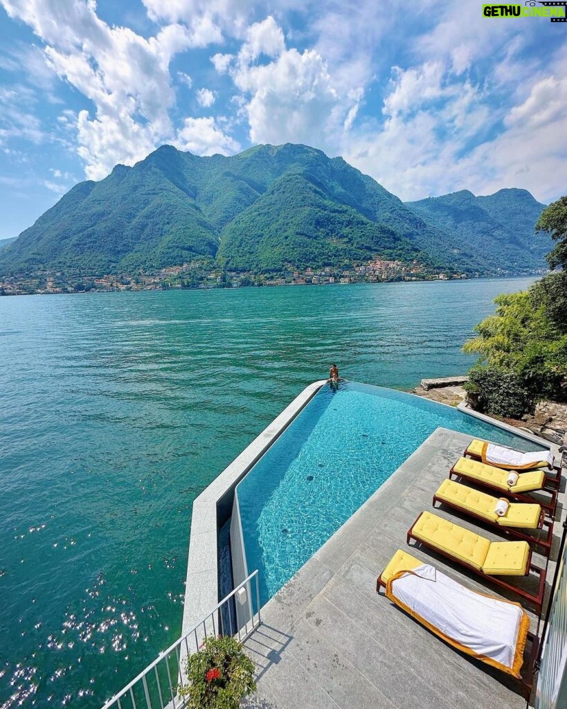 Fedez Instagram - Lago di Como 💙 Lake Como, Italy