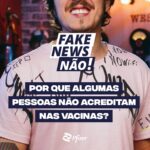 Felipe Castanhari Instagram – Doenças como sarampo e paralisia infantil (também conhecida como poliomielite) estavam controladas, mas estão voltando. Você consegue adivinhar alguns dos motivos? #FakeNewsNão! @pfizer.brasil e @fecastanhari

#PfizerPatrocina #VacinasSaoSeguras

PP-CMR-BRA-0318

Fontes:

Poliomielite, Biblioteca Virtual em Saúde, Ministério da Saúde.

Difteria, Saúde de A a Z, Ministério da Saúde.

Rubéola. Saúde de A a Z. Ministério da Saúde. Disponível em:

Sociedade Brasileira de Imunizações; Avaaz. As fake news estão nos deixando doentes? Como a desinformação antivacinas pode estar reduzindo as taxas de cobertura vacinal no Brasil.
 
Brasil, Ministério da Saúde. Sistema de Informação do Programa Nacional de Imunizações (SI-PNI/CGPNI/DEIDT/SVS/MS).
Fundação Oswaldo Cruz, Observa Infância; COVID-19: Hospitalização de menores de 5 anos têm queda lenta.