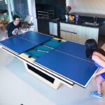 Felipe Castanhari Instagram – Eu sempre tive o sonho de ter uma mesa de Ping Pong e Bilhar em casa, por isso queria mostrar essa mesa 3 em 1 da @mesartes. Ela funciona como mesa de jantar, ping pong e bilhar. Você ainda pode personalizar ela pra combinar com o estilo da sua casa. O problema agora é mandar a visita embora com uma mesa dessas kkkkk