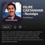 Felipe Castanhari Instagram - Sabe que agora estamos no Spotify com o #Nostalgia, né?! 😏 Ep novo toda quarta-feira!