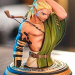 Felipe Castanhari Instagram - Se liga, acabou de chegar as duas estátuas do Link baseadas no modelo 3D do Dan Eder (@3daneder) e na arte da talentosíssima @malintfalch. Um dos modelos recebeu pintura a mão do pessoal da @bigminiatureworld, já o outro eu quis deixar todo branca porque também achei bem estilo estátua grega, sabe? Quais vocês curtiram mais? A colorida ou a branca?