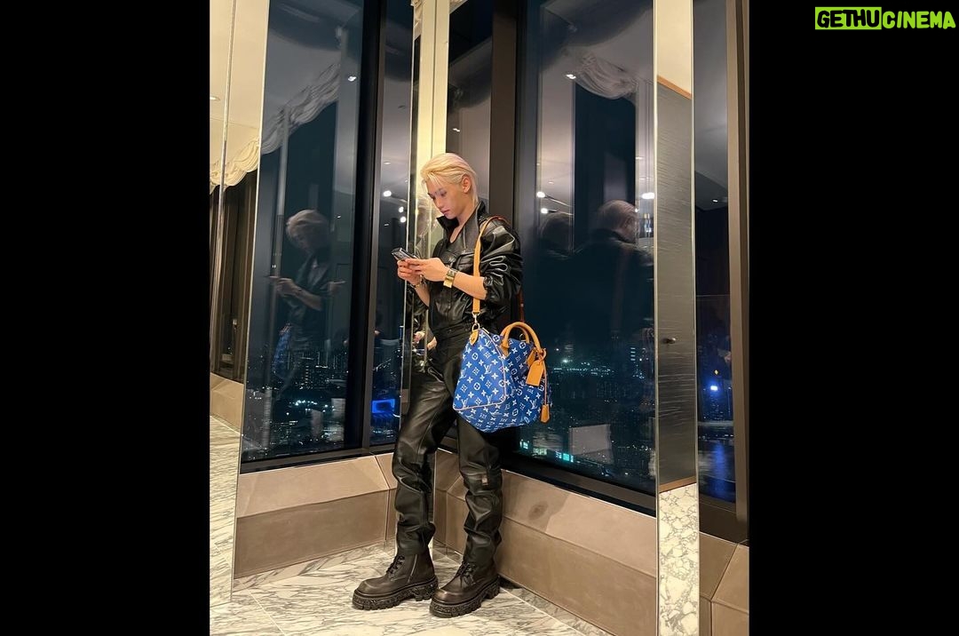 Felix Instagram - Of course a huge thank you to @nicolasghesquiere 🙏❤️ For letting me wear your collection🔥 I felt so confident and proud to represent your work of art and hope to do so in the future ❤️😊 #louisvuitton #stay #felix
