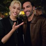 Felix Instagram - #LVSS24 #LouisVuitton @nicolasGhesquiere @pharrell @louisvuitton Women's Spring-Summer 2024 show was A HIT 🧡💙 Another memorable moment ✨️ #stay