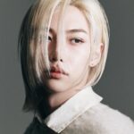Felix Instagram - Black and blonde.? 🤍🖤 @voguekorea #BVLGARIPARFUMS #stay