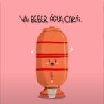 Fernanda Souza Instagram - Passando pra lembrar… Arte incrível da @mari.ilustra ♥️ Ps. Eu sempre fui uma pessoa que tomava pouca água… 1,5l era qdo eu bebia mtaaaa água no dia. Até que comecei a andar com garrafa de água (dica da minha amada) e fui acostumando a beber! Corta para: hoje bebo 3l com facilidade… meu corpo pede. Surreal. E como fiz pra mudar esse hábito? Só fui tomando a garrafa que eu enchia. Até que um dia, eu já não conseguia ficar sem… Fim.