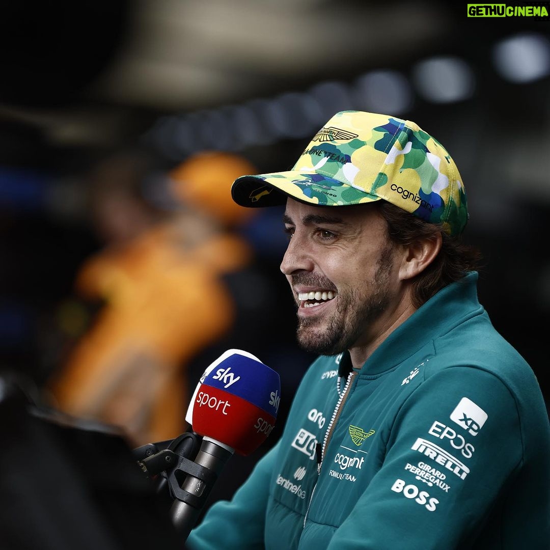 Fernando Alonso Instagram - Thursday . Brazil ✅. @astonmartinf1 #f1 #astonMartin #brazil