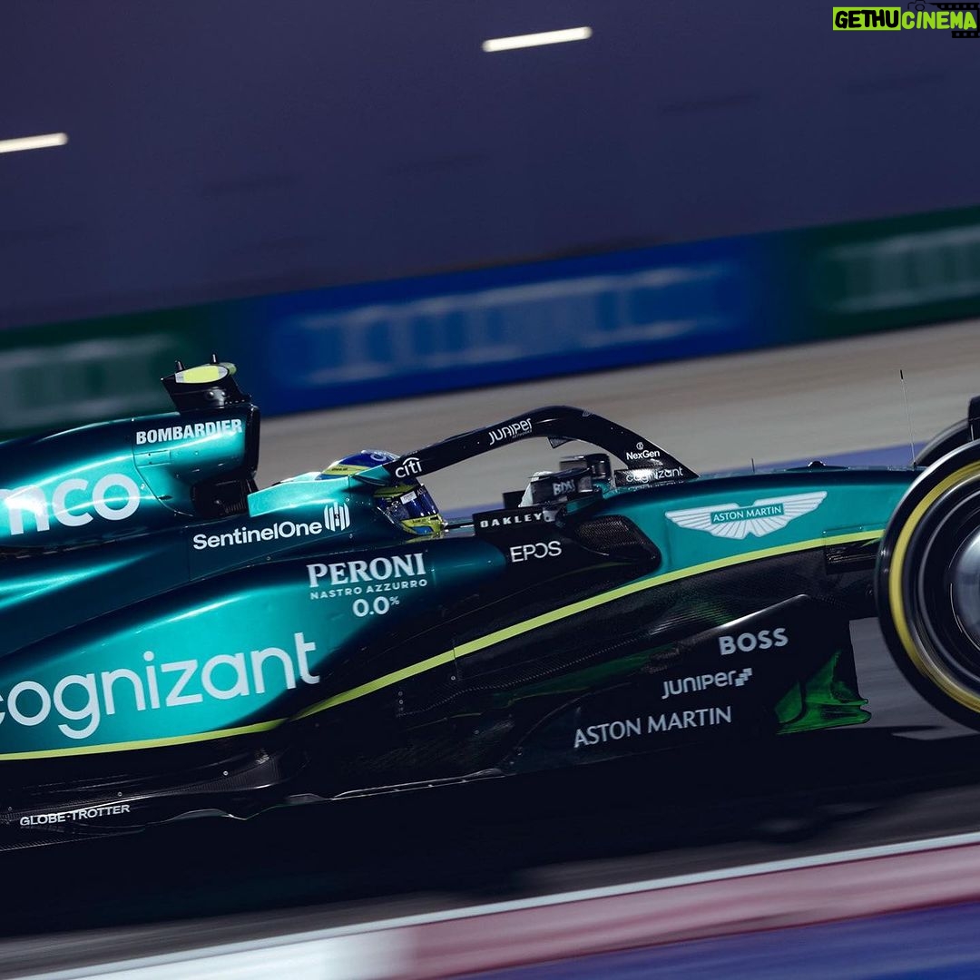 Fernando Alonso Instagram - We gave it our all on the track. 9 more points for the team and we will keep fighting. Thanks to the entire team that worked under extreme conditions all weekend to give us a competitive car. Time to recharge and get ready for the next trip with 3 consecutive races. @astonmartinf1 #f1 #qatar #astonmartin