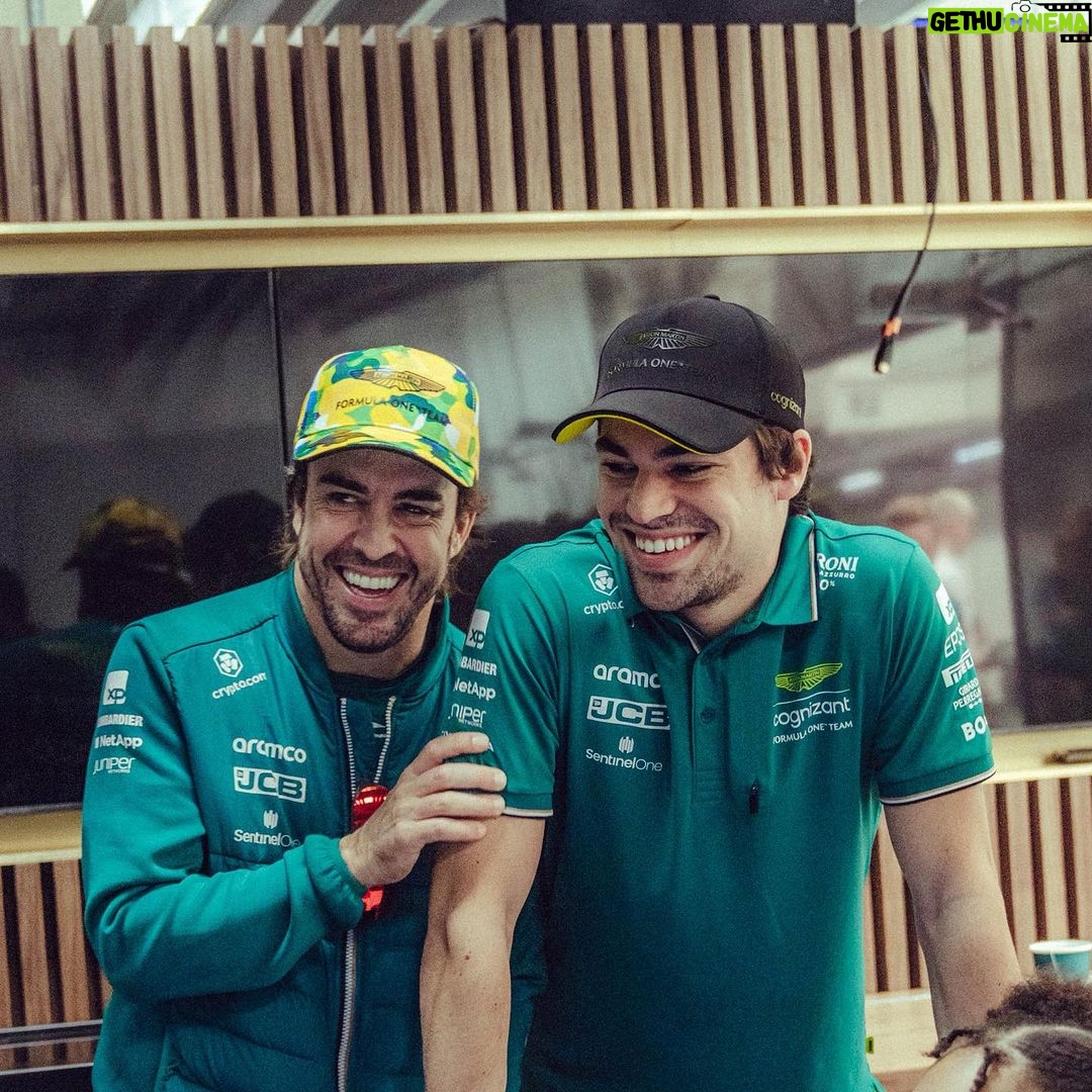 Fernando Alonso Instagram - Second row locked for us. P3&P4. Good job team💪. We keep learning and improving. Tomorrow = sprint day. @astonmartinf1