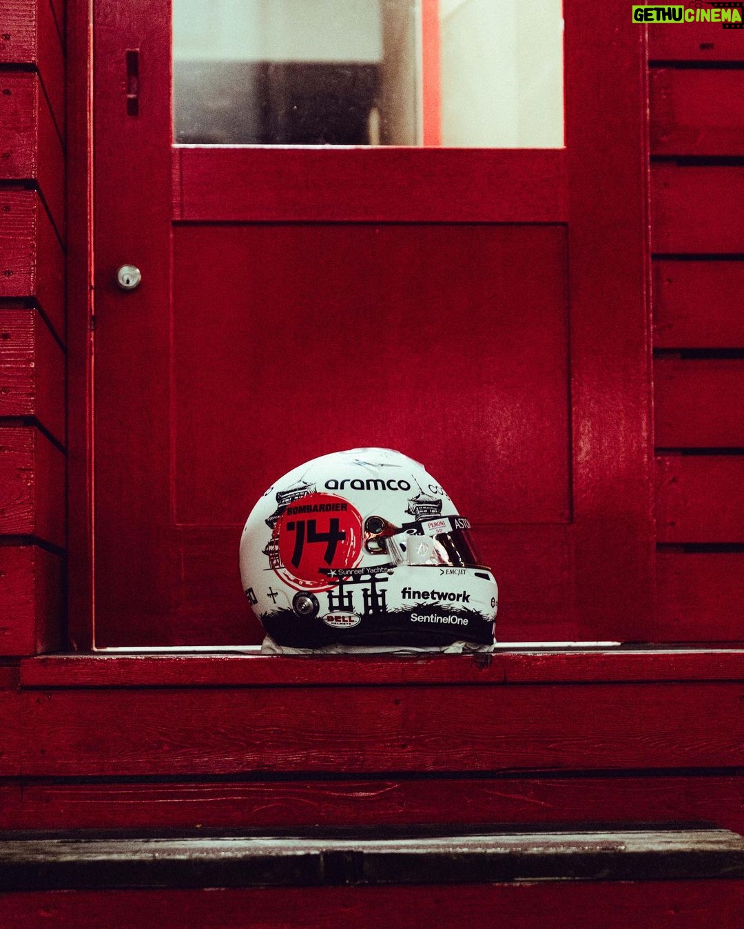 Fernando Alonso Instagram - The spirit of the samurai lives within. A special lid for the #JapaneseGP.
