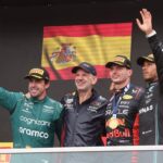 Fernando Alonso Instagram - What an honor to share the podium with these F1 legends. Thanks Canada🇨🇦💚. Enjoyed every single lap . #f1 #canada #montreal #astonmartin