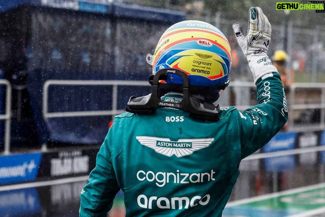 Fernando Alonso Instagram - Strong Saturday and well executed . Looking forward to the race tomorrow 🇨🇦💪. @astonmartinf1 #f1 #astonmartin #montreal #canada
