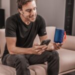 Fernando Alonso Instagram - We are proud to announce a limited-edition of the Beosound Explore speaker, in collaboration with our global brand ambassador and two-time F1 World Champion Fernando Alonso. The limited-edition Beosound explore comes in a navy-blue aluminium finish with the contrast of a striking neon red strap. The speaker also features Alonso’s logo and has his lucky number etched on the pin of the speaker’s strap for a personal touch. Read more about this limited-edition or get your own at the link in bio. #BangOlufsen