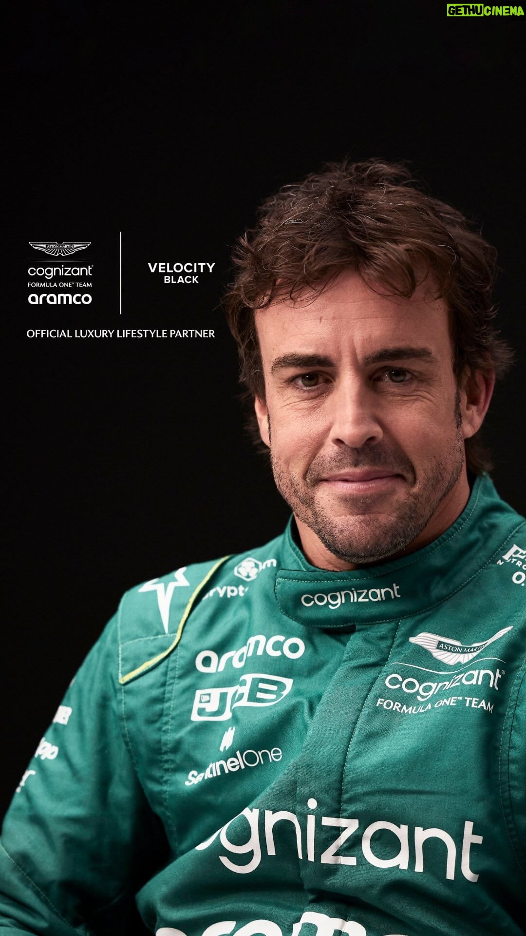 Fernando Alonso Instagram - To celebrate Aston Martin F1’s Official Luxury Lifestyle Partner, @Velocity.Black, Fernando Alonso revealed his moments that matter, and why as soon as the helmet goes on, the rest of the world disappears—it’s just him and the car. #VelocityBlack #Alonso #MomentsThatMatter #F1 #AstonMartin