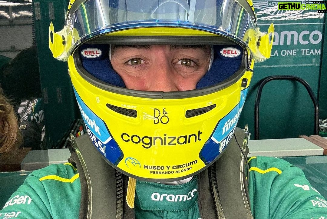 Fernando Alonso Instagram - The tests are over. Next week we go racing βοΈ. Thanks to the whole team for these intense 3 days of dedication and work (and few hours of sleep). Thank you πͺ @astonmartinf1 #astonmartin #f1 #bahrain