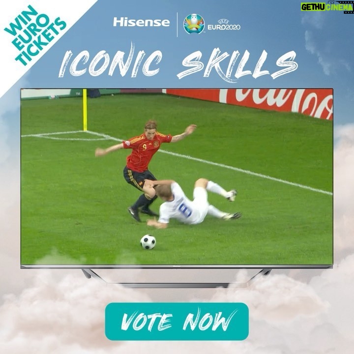 Fernando Torres Instagram - Want to win @euro2020 tickets for you and a friend? ⚽️ Hisense are giving away a pair of tickets for next summer. All you have to do is vote for my skill against Russia at EURO 2008! 😉 Head to @HisenseSports to enter! ⠀ ⠀ Quieres ganar entradas para la @euro2020 para ti y un amigo? ⚽️ Hisense regala un par de entradas para el próximo verano. Todo lo que tienes que hacer es votar por mi jugada contra Rusia en la EURO 2008 😉 Ve a @Hisensesports para votar! ⠀ ⠀ #EURO2020 #Iconicskills