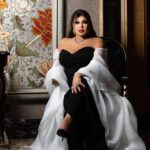 Fifi Abdo Instagram - احدث اطلاله ليه لاااف يووووو مواههه 💋💋💋💋💋Styled by @ziadalsaleh Diamond 💎 @alfardanjewellery.ksa Dress @perla.ksa Make up @ariam_salon hair @jameela_hairstyle Photo @reemaphoto_