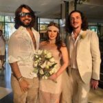 Fifi Abdo Instagram - الف مبروك للعروسين حبيبة قلبي الفنانة دنيا عبد العزيز و العريس مصطفي كامل ربنا يسعدكم و يوفقكم و عقبال كل البنات و الشباب ❤️❤️❤️❤️❤️