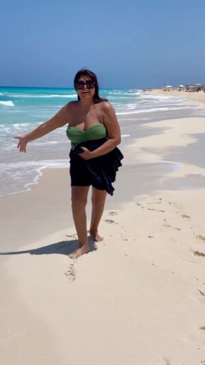 Fifi Abdo Instagram - مساء الجمال من الساحل الشمالي 🩵💚🩵💚🩵