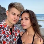 Filip Zabielski Instagram - Dwa świry się dobrały 🤪❤️ przesuwajcie w lewo, która fotka najlepsza Waszym zdaniem?😂 Fuerteventura, Costa Calma, Sotavento Beach Club