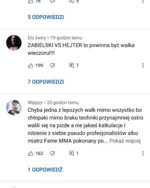 Filip Zabielski Instagram - Wydaje mi się, że chyba nikt się nie spodziewał takiej walki.
Serio to co się wczoraj działo to był kosmos 😂
Podczas walki zapomniałem dosłownie 90% tego czego się uczyłem przez ostatnie 3 tygodnie.
To uczucie jest nie do opisania.
Nikt tego nie zrozumie póki się nie znajdzie w klatce ze świadomością, że na żywo ogląda to miliony osób.
Dostałem totalnego odcięcia, zapomniałem prawie wszystko czego się tak ciężko uczyłem i jedynie co mi zostało to pragnienie zwycięstwa i charakter.
Jestem mega zadowolony nie tylko z wygranej ale również z tego, że nasza walka spotyka się z masą pozytywnych komentarzy.
Serio wydaje mi się, że razem z @hejter_96 pokazaliśmy serce do walki.
Był to mój debiut, żarty żartami na tiktoku ale tak szczerze to się mega stresowałem.
Miałem tylko 25 dni na przygotowanie do walki. Na kolejną walkę przygotuje się normalnie tak jak inni zawodnicy i pokaże na co mnie stać 😉
Mam nadzieje, że dostarczyłem Wam emocji i będziecie mi kibicować w kolejnych walkach.
Mega dziękuję każdemu za wsparcie i masę pozytywnych wiadomości ❤️
Mega podziękowania dla moich najlepszych ziomali z narożnika @marek.miachaluk @mrszalast @fizjobuojjj oraz dla @academia_gorila 🔥🔥🔥