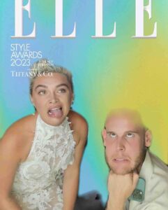 Florence Pugh Instagram - I know I’m always late at posting.. but I’m sharing a love fest as this was truly such a special evening and a wonderful way to congratulate and cheers to magic people being magical. @elleuk and @tiffanyandco thank you for hosting and sponsoring such an evening and for giving the stage and the opportunity to all those you awarded. I had the pleasure of having one of the worlds most thrilling and exciting creators give me my award. I also get to call him a friend. Which is mind boggling. @harris_reed you are MY icon and I’m incredibly lucky I get to love you and collaborate with you and grow in this funny industry with you AND hear you say all those beautiful things on that stage. Well done to all the winners, what a lovely event!