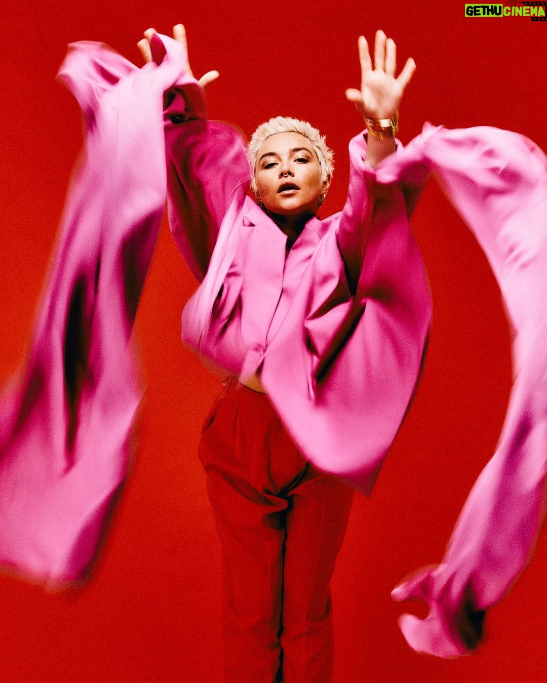 Florence Pugh Instagram - Flo in motion 📸 Interview by @jodiesmith EIC @kenyahunt Photographer @dannykasirye Stylist @jennedykennedy Hair @peterluxhair Makeup @babskymakeup Nails @michelleclassnails Creative Director @tom_houseofusher Fashion Director @avrilmair Talent Director @lottielumsden Associate Editor @lenadecasparis Talent Editor @olivia_blair On Set Producer @carlaholdforth Photo team - @henryjhewitt @_jamie.sinclair_ Digitech - @john_munro Styling Assistant @powelle_ Post - @loveretouch
