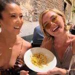 Florence Pugh Instagram - I may be a day late, but I sure as shit will not be missing out on this celebration of one of the most beautiful and purest people on this planet. There’s been a handful of times this year where I’ve looked at my dear friend and thought, wow, it hasnt even been 3 months/6 months/9 months since knowing her and how strange that thought is. I met @ashleyparklady at the Valentino couture show not even a year ago yet (WHAT?!) and she has changed my life exponentially. You know when you come across people where your humour slots into place instantly, your memories form with every minute you have the pleasure of being in their company, and most importantly, their way of being wraps around you so tight and lifts you up so high that you’re confused they were never there before? I feel very lucky that my doors slid and allowed me to love and learn from this special lady. Celebrating yesterday, today, tomorrow.. and so on.. is so easy to me because life is a lot sunnier since Ashley came into it. And the coolest thing? She shines her awesome light on everyone she comes into contact with. She is as gorgeous and interested and sparkly and involved with everything and everyone. Fuck it, let’s celebrate Ashley month. Happy birthday month my sweet. I knew from our first pasta photoshoot (we’d only known each other for a matter of minutes) that you were the Parmesan to my bowl of plain pasta.