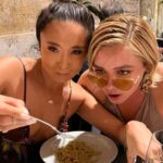 Florence Pugh Instagram - I may be a day late, but I sure as shit will not be missing out on this celebration of one of the most beautiful and purest people on this planet. There’s been a handful of times this year where I’ve looked at my dear friend and thought, wow, it hasnt even been 3 months/6 months/9 months since knowing her and how strange that thought is. I met @ashleyparklady at the Valentino couture show not even a year ago yet (WHAT?!) and she has changed my life exponentially. You know when you come across people where your humour slots into place instantly, your memories form with every minute you have the pleasure of being in their company, and most importantly, their way of being wraps around you so tight and lifts you up so high that you’re confused they were never there before? I feel very lucky that my doors slid and allowed me to love and learn from this special lady. Celebrating yesterday, today, tomorrow.. and so on.. is so easy to me because life is a lot sunnier since Ashley came into it. And the coolest thing? She shines her awesome light on everyone she comes into contact with. She is as gorgeous and interested and sparkly and involved with everything and everyone. Fuck it, let’s celebrate Ashley month. Happy birthday month my sweet. I knew from our first pasta photoshoot (we’d only known each other for a matter of minutes) that you were the Parmesan to my bowl of plain pasta.