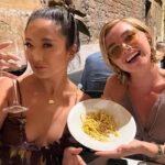 Florence Pugh Instagram - I may be a day late, but I sure as shit will not be missing out on this celebration of one of the most beautiful and purest people on this planet. There’s been a handful of times this year where I’ve looked at my dear friend and thought, wow, it hasnt even been 3 months/6 months/9 months since knowing her and how strange that thought is. I met @ashleyparklady at the Valentino couture show not even a year ago yet (WHAT?!) and she has changed my life exponentially. You know when you come across people where your humour slots into place instantly, your memories form with every minute you have the pleasure of being in their company, and most importantly, their way of being wraps around you so tight and lifts you up so high that you’re confused they were never there before? I feel very lucky that my doors slid and allowed me to love and learn from this special lady. Celebrating yesterday, today, tomorrow.. and so on.. is so easy to me because life is a lot sunnier since Ashley came into it. And the coolest thing? She shines her awesome light on everyone she comes into contact with. She is as gorgeous and interested and sparkly and involved with everything and everyone. Fuck it, let’s celebrate Ashley month. Happy birthday month my sweet. I knew from our first pasta photoshoot (we’d only known each other for a matter of minutes) that you were the Parmesan to my bowl of plain pasta.