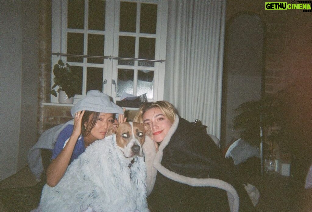 Florence Pugh Instagram - I may be a day late, but I sure as shit will not be missing out on this celebration of one of the most beautiful and purest people on this planet. There’s been a handful of times this year where I’ve looked at my dear friend and thought, wow, it hasnt even been 3 months/6 months/9 months since knowing her and how strange that thought is. I met @ashleyparklady at the Valentino couture show not even a year ago yet (WHAT?!) and she has changed my life exponentially. You know when you come across people where your humour slots into place instantly, your memories form with every minute you have the pleasure of being in their company, and most importantly, their way of being wraps around you so tight and lifts you up so high that you’re confused they were never there before? I feel very lucky that my doors slid and allowed me to love and learn from this special lady. Celebrating yesterday, today, tomorrow.. and so on.. is so easy to me because life is a lot sunnier since Ashley came into it. And the coolest thing? She shines her awesome light on everyone she comes into contact with. She is as gorgeous and interested and sparkly and involved with everything and everyone. Fuck it, let’s celebrate Ashley month. Happy birthday month my sweet. I knew from our first pasta photoshoot (we’d only known each other for a matter of minutes) that you were the Parmesan to my bowl of plain pasta.
