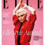 Florence Pugh Instagram - To be given not only a cover but awarded ‘The British Icon’ by Elle Style Awards was not how I expected my summer to end. It was a piece I was really able to reflect and appreciate all those that had pushed me forward, protected, supported, followed, encouraged to get me to where I am now and to be able to be who I am now. I was thrilled to have @jodiesmith interview me, where we discussed it all. Where she was being not only full interviewer at work on zoom but also full mum at work at the same time. Another reason why I’m not surprised I bow down to her and her greatness so easily! To the crew that filled the studio with humour and light during that shoot at a very strange time for all, thank you. The strikes have been important but hard on not only those who it is for, but all who are affected around it. Thank you for talking and sharing and laughing on that day. It was a fulfilling day during a weird time and I thoroughly appreciated you all. Big love and shout out to @dannykasirye, a photographer who I can only hope of working with again and again. He just.. got me. And it. And yeah, he’s fucking fab. Thank you team! You were incredible. Stylist- @jennedykennedy Makeup- @babskymakeup Hair- @peterluxhair Nails- @michelleclassnails Creative director- @tom_houseofusher Fashion director- @avrilmair
