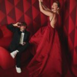 Florence Pugh Instagram - WOW. WOWZER. My first night ever at The British Fashion Awards and quite frankly hard to ever top that. I got to give this insanely talented man his award. Truly, thank you for letting me be a part of your family’s moment @pppiccioli, and thank you for always showing everyone such love and kindness. I feel very grateful and honoured to have found a friend in you. Dripping with Valentino red from shoulders to beyond, a design by the man himself. Quite the pinch me moment. We danced, we cheers’ed, we hugged. Glorious evening. @maisonvalentino