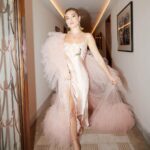 Florence Pugh Instagram - It was a total joy to attend the @bifa_film awards last night. There was so much new talent and old talent in one room. It’s always dreamy celebrating British Film. It’s how I started and where I feel at home, thank you so much for having us and to all those nominated AND those who won- CONGRATULATIONS. This dress has been on our minds ever since we first saw her. Thank you @rodarte, @kateandlauramulleavy you are unbelievably talented and unbelievably kind. @tiffanyandco on my fingers, wrists and lobes… always a pleasure sparkling in your items. And these amazing photos by @mashamel!! Thank you!!