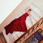 Florence Pugh Instagram - Merry Christmas Eve you scoundrels. Shameless red dress post because… crimbo. 📷- @joshshinner
