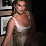 Florence Pugh Instagram – Loved attending the Govenors Awards the other night, I know I’m late but this dress is divine and I can’t get over it. 

It takes a village!

@victoriabeckham 
@tiffanyandco 
@rebeccacorbinmurray 
@peterluxhair 
@babskymakeup 
@colorbymattrez