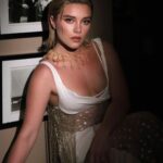Florence Pugh Instagram - Loved attending the Govenors Awards the other night, I know I’m late but this dress is divine and I can’t get over it. It takes a village! @victoriabeckham @tiffanyandco @rebeccacorbinmurray @peterluxhair @babskymakeup @colorbymattrez