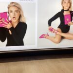 Florence Pugh Instagram - Chessie and I were walking through Rome airport last week to shoot our final day of #WeLiveInTime and we were welcomed by this array of Pugh faces. We both grabbed for our phones to video as it was nuts and just as I finished filming the final faces, the dude behind let out a proud belch and brought a brilliant stop to all our videoing nonsense. If you listen closely… you can hear it all. Plus the weird Pugh laugh in all it’s glory.