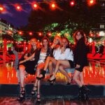 Florencia Ortiz Instagram - Amigas para siempre it means you always be my friend 🎶🎶 @lucianagonzalezcosta @gabrielasari @danielaherrerook @sabrinagarciarena 💜💜💜💜 Faena Buenos Aires