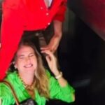 Florencia Ortiz Instagram - EL ASCENSOR!! Otra semana mas compartiendo tantas risas!!! @gerardo.begerez @florortizoficial en la @salapangoli No te la pierdas! 🎉💜💋😍