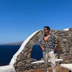 Florent André Instagram – summer outfit ☀️😎 Mykonos, Greece