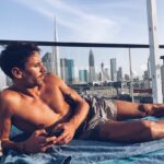 Florent André Instagram - Idéalement nous sommes ce que nous pensons .Dans la réalité , nous sommes ce que nous accomplissons . #voyage #building #men #travelpics #hotel #view #boy #city #holidays #enjoy #dubai #poolparty