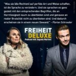 Florian Schroeder Instagram - FREIHEIT DELUXE mit @schroeder_live . Florian ist vielseitig, sein mediales Ich eine kluge Komposition seiner vielseitigen Talente. Seine Expertise sehr gefragt, in seinem neuen Buch „Unter Wahnsinnigen“ geht er an die Ränder unserer Gesellschaft: geistig, psychisch, emotional und politisch. Mehrere Jahre beobachtet er Protagonisten der Neuem Rechten und erklärt sehr deutlich wie sie denken, reden und wohin sie diese Gesellschaft bringen wollen. In meinem podcast reden wir aber nicht nur von den Rändern, sondern auch von seinem Inneren: „Wir sind Kinder sprachloser Väter“ sagt er, ein Satz, der fast Titel der Folge wurde. Bevor ich zu den Neuen Rechten komme, über die er viele präzise Beobachtungen macht, reden wir über Männer und Frauen, über das, was uns gerade im Weg steht, ein echtes Gespräch miteinander zu führen. Freitag Nacht online