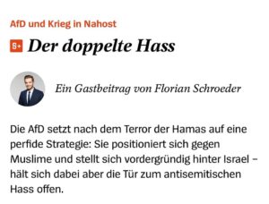 Florian Schroeder Instagram - Fünf Jahre habe ich den Identitären Martin Sellner für mein Buch UNTER WAHNSINNIGEN begleitet. 
Warum der Hass gegen Muslime und der gegen Juden kein Widerspruch ist, habe ich für @spiegelmagazin aufgeschrieben. #israel #krieg #gaza #afd #spiegel @dtv_verlag