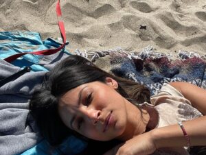 Floriana Lima Instagram - Two best friends hit the beach🤍