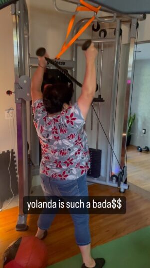 Flula Borg Instagram - yolanda is the best trainings partner 💪 danke @paolomascitti for teaming up us ❤️